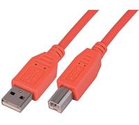 Pro Signal PSG91461 - Cavo USB2.0 A maschio a B maschio, rosso, 1 m