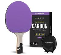 PRO-SPIN Set da Ping Pong di Alta Qualità - Racchette omologate ITTF, Palline Ping Pong a 3 Stelle, Custodia Compatta - Gioco da Interni o Esterni (Viola, Confezione da 1)
