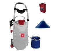 Pro Sprayer 4: spruzzatore elettrico 30L con risciacquo integrato, portata 13 m, 1 batteria, 3 ugelli spray