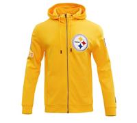 PRO Standard Felpa con Cappuccio da Uomo NFL Classic in ciniglia di Cotone a Doppia Maglia con Zip Intera