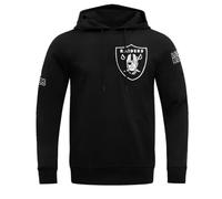 PRO Standard Felpa con Cappuccio da Uomo NFL Las Vegas Raiders Classica in ciniglia Nera M