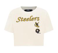 PRO Standard Maglietta da Donna NFL Pittsburgh Steelers Retro Classics a Maniche Corte Boxy Guscio d'uovo S