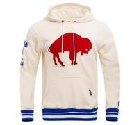 PRO Standard NFL Buffalo Bills Retro Classics Pull Over Felpa con Cappuccio Eggshell/Royal Blue 3XL