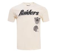 PRO Standard NFL Las Vegas Raiders Retro Classics Taping Tee Eggshell/Black 3XL