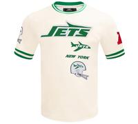 PRO Standard NFL New York Jets Retro Classics - Maglietta a Maniche Corte da Uomo, Colore Verde Eggshell/Kelly 3XL