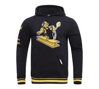 PRO Standard NFL Pittsburgh Steelers Retro Classics Pull Over Felpa con Cappuccio da Uomo, Nero/Giallo, 3XL