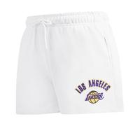 Pro Standard Pantaloncini da Donna NBA Classic Chenille W FLC, Bianco, M, Bianco, M