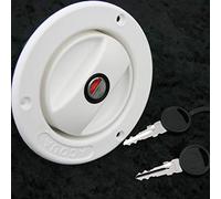 pro-Styling Bocchetta di riempimento 40 mm con tappo del serbatoio per acqua, universale per roulotte, camper, plastica, accessori per serbatoio dell'acqua, serbatoio dell'acqua, serbatoio dell'acqua,