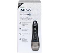 PRO-SYS JetFloss GO - Idropulsore senza fili, ricaricabile, portatile, per uso orale dentale (nero)