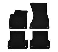 Pro Tappetini Per Audi A6 C7 2010-2018 4-Pcs Su Misura In Velluto Nero Pro