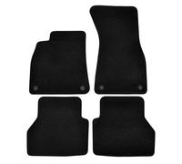Pro Tappetini Per Audi A6 C8 2018-2025 4-Pcs Su Misura In Velluto Nero Pro