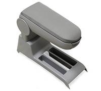 pro.tec Bracciolo Centrale - Poggiabraccio con vano portaoggetti - Imbottito - in Tessuto - Grigio