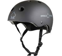 Pro-Tec Classic Cert Casco Unisex Skate BMX Inlineskating Nero Opaco