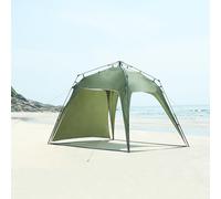 pro.tec Gazebo pop-up con Illuminazione a LED Tenda per Feste Eventi all'Aperto Copertura Idrorepellente Parete Rimovibile 250 x 250 x 190 cm Verde