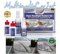 Pro Tec Kit Rinnovo Riparazione e Lucidatura Fari Gialli Opachi Auto Moto Camper