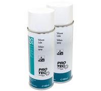 PRO-TEC P2911 SIS Spray Silikon Protezione Gomma 2x400 ml Spray Cura Esterna