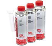 PRO TEC VIC Pulitore Valvole E Iniettori 3x 375 ml Additivo