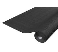 Pro Tovaglia R480634I - Tovaglia usa e getta in carta damascata, 6 m di lunghezza x 1,20 m di larghezza, colore nero, carta damascata, motivo universale chic e classico