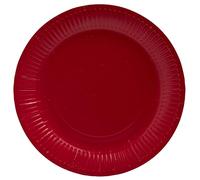 Pro Tovaglia - Rif. 79215i - 20 piatti - diametro 23 cm - cartone - rosso