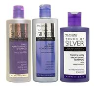Pro:Voke Set Of 3 - Touch Of Silver - Silver Daily Maintenance Shampoo 200Ml, Daily Nourish Conditioner 200Ml & Twice A Week Brightening Shampoo 150Ml by Pro:Voke