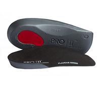 PRO11 wellbeing, solette per il trattamento della fascite plantare, supporto per l’arco plantare, Nero (Black), 9/10.5 UK
