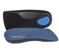 PRO11Wellbeing - Plantare 3/4, supporto per arcate deboli e fascite plantare, Blu (Blue), L