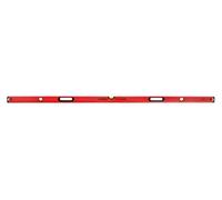 PRO800 Livella a Bolla 200cm con Profilo Ergonomico - ERS+ (Easy Reading System) Livella bolla e precisa con tappi di chiusura antiurto - Colore Rosso