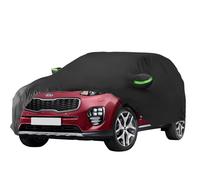 Proadsy Copertura per auto per Kia Sportage 2024 2010-2024, impermeabile per tutte le stagioni, antivento, anti-neve, pioggia, grandine, sole, protezione UV, per esterni, interni, esterni, colore nero
