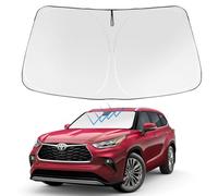 Proadsy Parasole per parabrezza anteriore pieghevole Protezione parasole Custom Fit 2024 2023 2022 2021 2020 Highlander L LE XLE Limited Platinum Accessori 2024 Aggiornamento