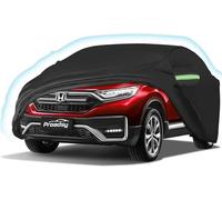 Proadsy Telo copriauto per Honda CRV 2017-2022 2023, impermeabile per tutte le stagioni, antivento, anti-neve, pioggia, grandine, sole, protezione UV, per esterni, interni, esterni, colore nero