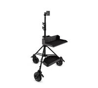 Proaim Alpha Mobile Workstation:Stand,Laptop & Accessory Tray,VESA Monitor Mount