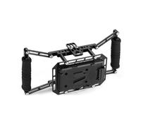 PROAIM P-DMC-01 - Gabbia da regista per monitor LCD da 4"-7", piastra batteria integrata, tracolla e impugnature, soluzione di monitoraggio wireless