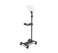 PROAIM Teleprompter vocale professionale con supporto per conferenze telescopico e vetro divisore di raggio 60/40. Raggio di lettura di 20'. Adatto a tablet fino a 13" e monitor da 17". (TP-SPH-01)