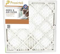 Proairtek AF20201M08SWH - Filtro dell'aria MERV 8, modello 20 x 20 x 1, ideale per chi vuole aria pulita e nitida in casa, cattura particelle microscopiche trasportate dall'aria senza impatti sul