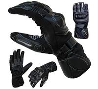 PROANTI Guanti da moto estivi con pulitore per visiera (XXL)