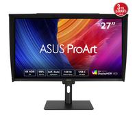 ASUS ProArt Display PA27UCGE, Monitor Professionale 4K HDR IPS da 27" (3840 x 2160), 160 Hz, 600 nits, 98% DCI-P3, Auto Calibrazione, Supporto Ergonomico, Porte USB-C, DisplayPort, HDMI, Nero