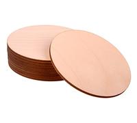 ProArts - Set di 10 sottobicchieri in legno di betulla per bevande, sottobicchieri da tè, sottobicchieri riutilizzabili, 10 pezzi, 10 x 10 cm