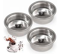 PROAX® Filtro 51mm Pressurizzato per Macchina Caffè Cecotec | Compatibile con Cecotec Power Espresso 20, Cafelizia, Cumbia, Orbegozo EX 6000, Silvercrest e Create Thera | Set di 2 o 3 Cestelli Filtro