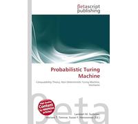 Probabilistic Turing Machine: Computability Theory, Non-Deterministic Turing Machine, Stochastic