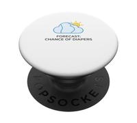 Probabilità di previsione del tempo per i nuovi genitori dei pannolini PopSockets PopGrip Adesivo