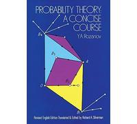 Probability Theory: A Concise Course (Dover Books on Mathematics) by Y.A. Rozanov (1977) Paperback