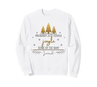 Probabilmente Solo Jingle Some of The Way Funny Christmas Felpa