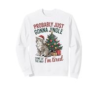 Probabilmente Solo Jingle Some of The Way I'm Tired Cat Felpa