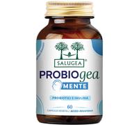 ProbioGea Mente Salugea - Probiotici e Benessere Mentale - 60 Capsule Vegetali - Flacone In Vetro Scuro