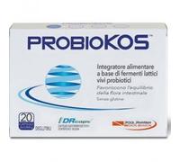 Pool Pharma Integratore Probiotico Probiokos - Fermenti lattici probiotici vivi - 20 capsule