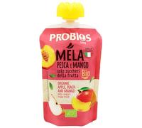 Probios 100% Polpa con Pesca Mela e Mango - Confezione da 18 pezzi