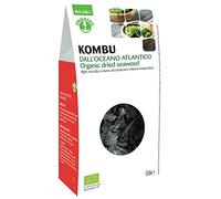 Probios Alghe Kombu Biologiche - Alghe di Mare Naturali Senza Glutine - Kombu Essiccate e Raccolte in Modo Sostenibile - Conservate in Condizioni Ottimali per la Freschezza - Confezione da 1 x 50 g