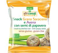 probios altri cereali Altricereali snack saraceno e avena con semi di papavero 35 g