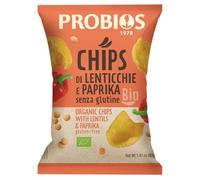 Chips di Lenticchie e Paprika Senza Glutine - Probios 40 g