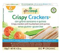 Probios Crispy con Grano Saraceno e Quinoa - 1 Confezione da 6 Snack [120 gr], Senza glutine